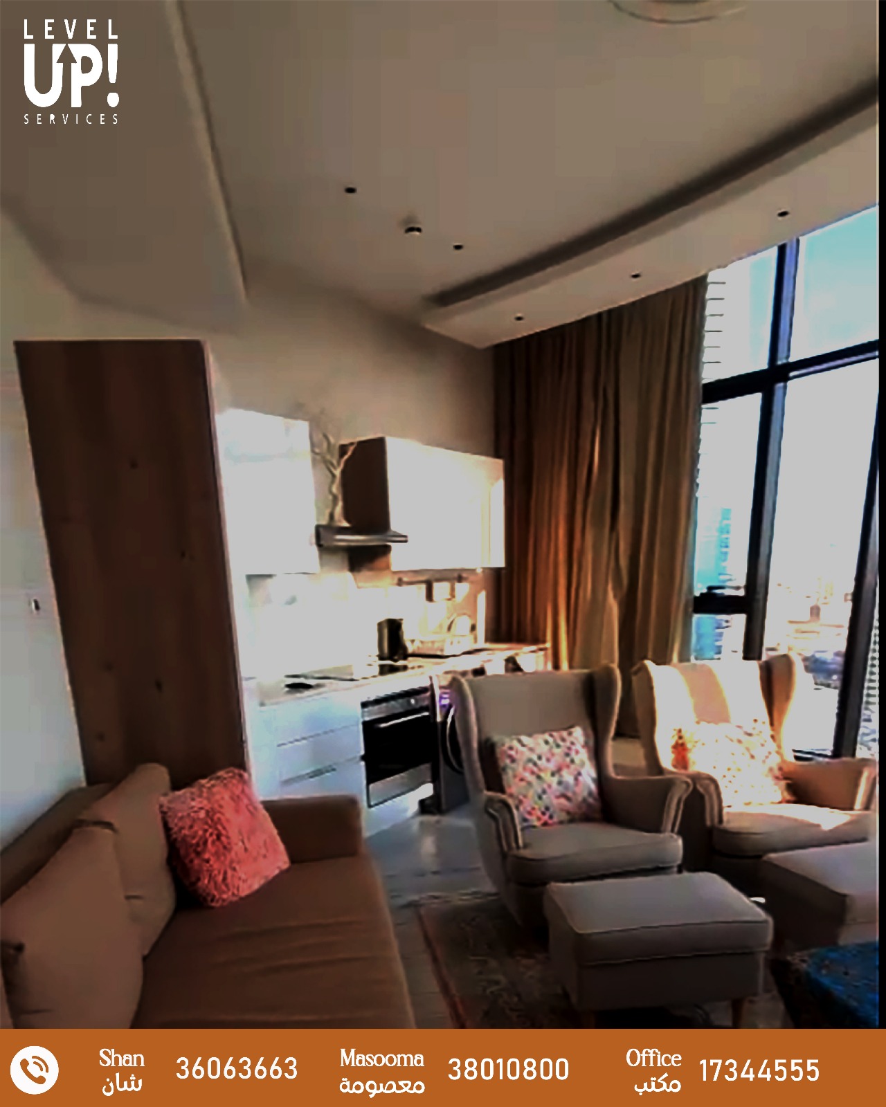 1 BHK Flat for Rent in Seef | Ref: A023
