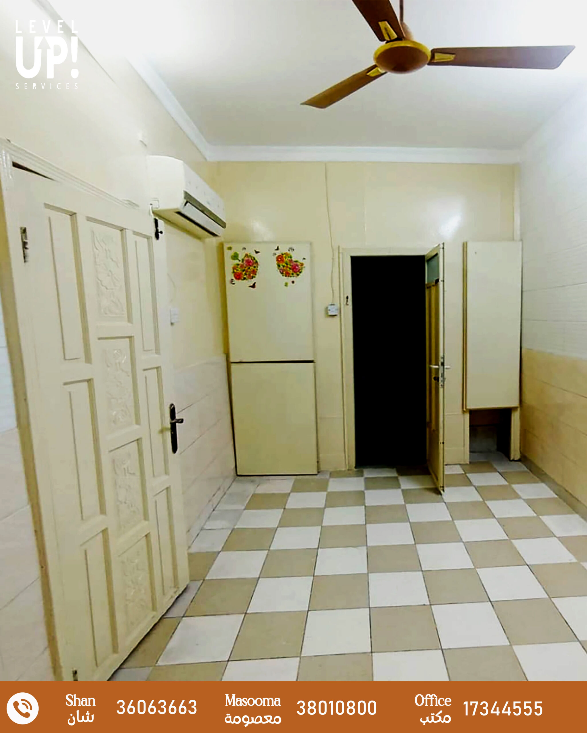 GOOD FLAT FOR RENT LOCATION MUHARRAQ REF NO F 008